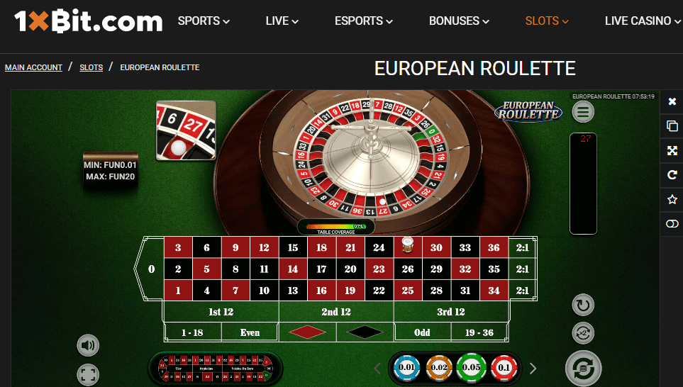 European Roulette